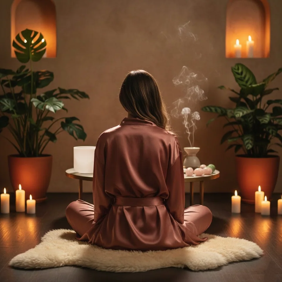 A quiet minute alone in a warm room